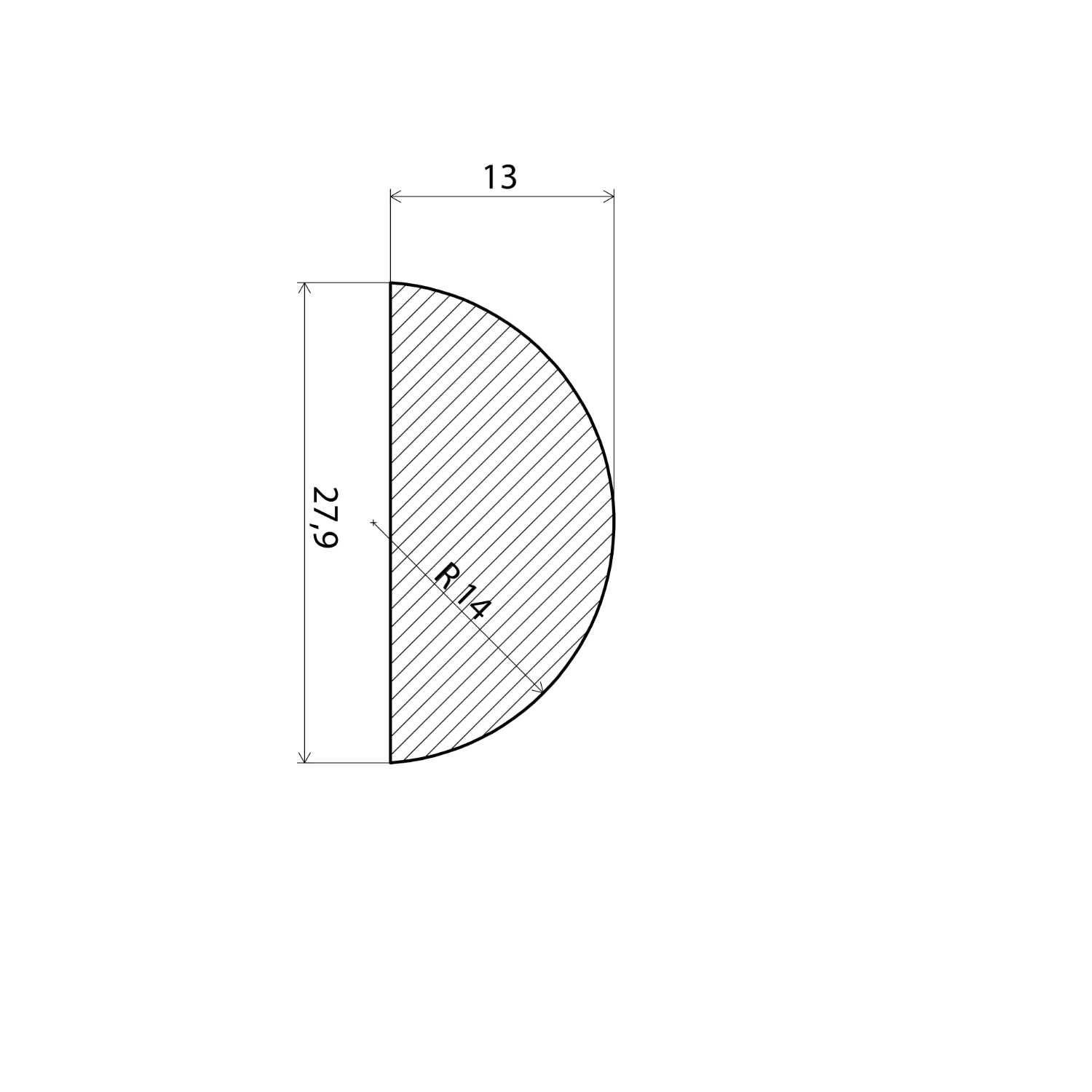 Cover moulding 13x28 - Image 2