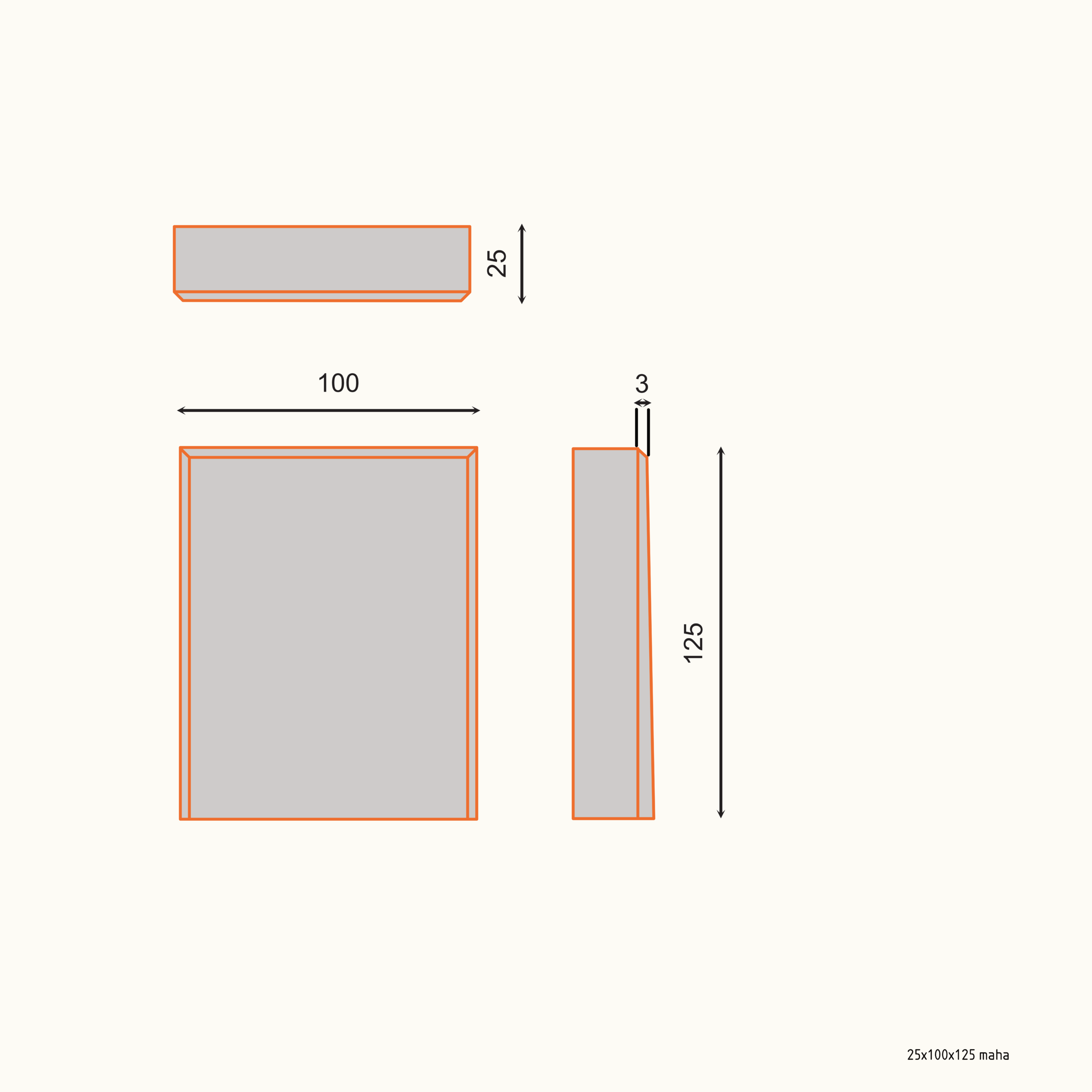 Decorative block 25x100x125 - Image 2