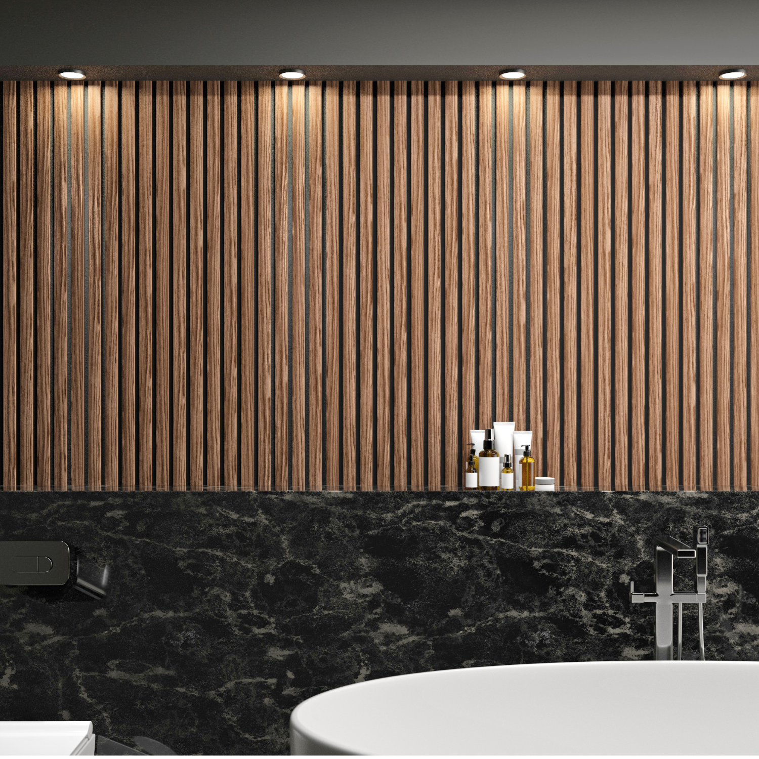 Whisper Czarny filc/ Orzech królewski (royal) 19x250x2650 - Image 3