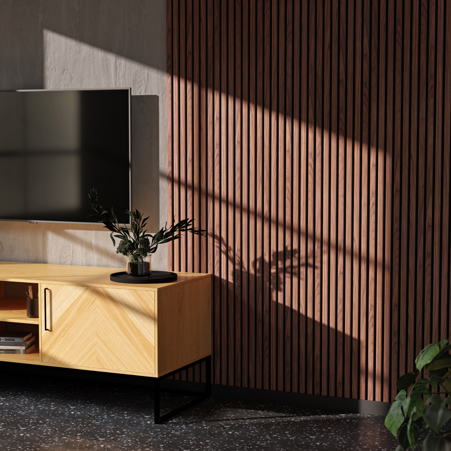 Whisper Czarny filc / Orzech Królewski 19x300x2650 - Image 3